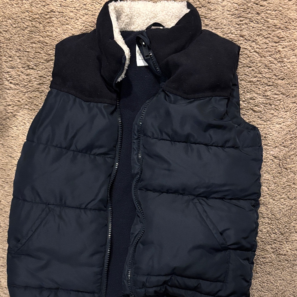 Primark Kids Navy Dark Blue Puffer Vest Size 7/8 Kids